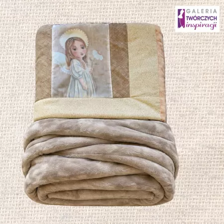 Anioł 3 - Poduszko-koc 2w1 - Duży